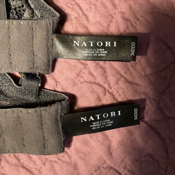 Natori Feathers 34DDD Grey Lot of 2 - Picture 2 of 3